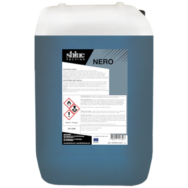 SHINE FACTION NERO REIFEN- UND KUNSTSTOFFPFLEGE (25.0 lt.)