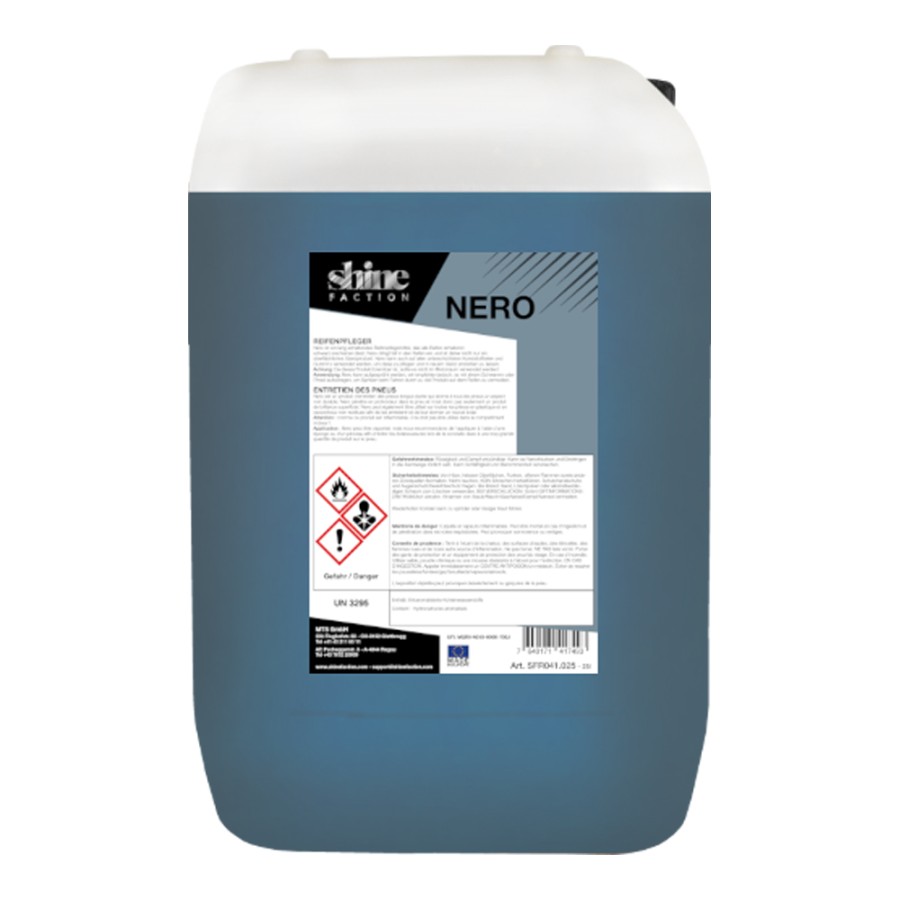 SHINE FACTION NERO REIFEN- UND KUNSTSTOFFPFLEGE (25.0 lt.)